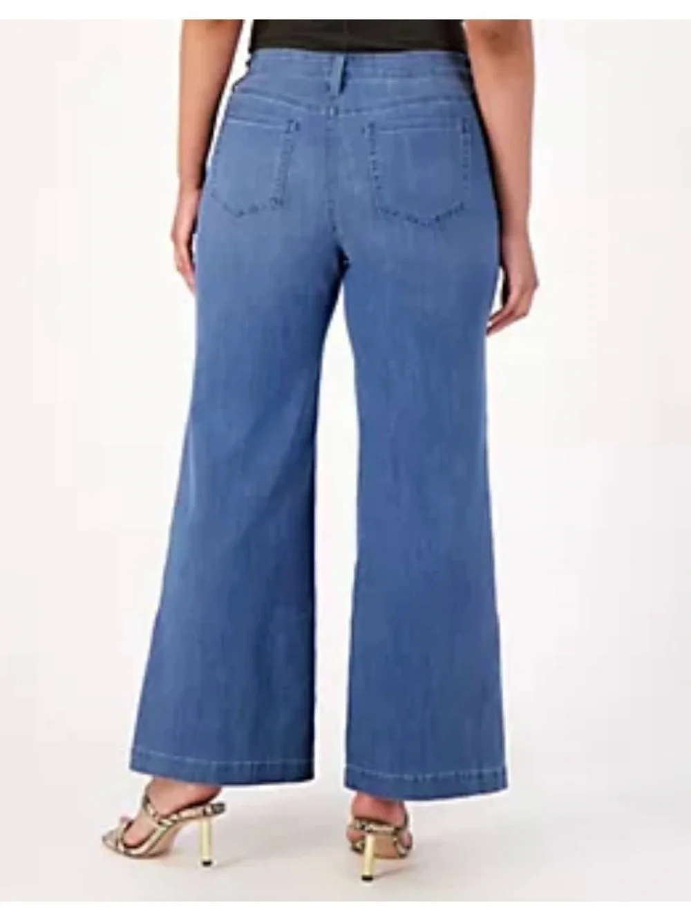 NYDJ Teresa Wide Leg Ankle denim jeans -SZ 12P